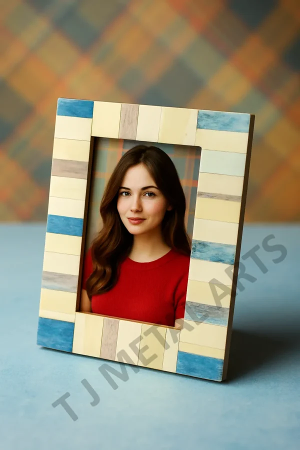 Bone and MDF Photo Frame